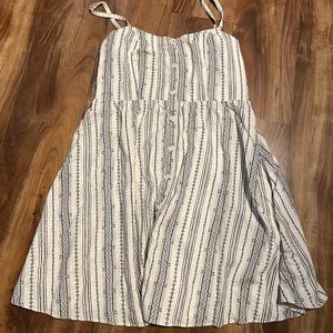 Old Navy black and white cami dress